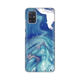 Silikonska futrola - maska print za Samsung A515F Galaxy A51 Blue Marble.