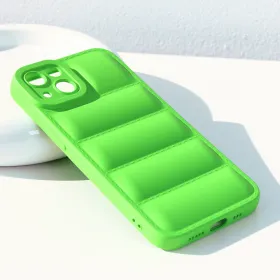 Futrola - maska Feather TPU za iPhone 14 6.1 zelena.
