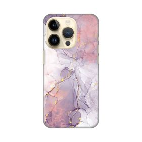 Silikonska futrola - maska print za iPhone 14 Pro 6.1 Pink Marble.