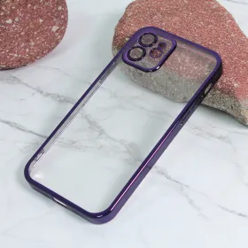 Futrola - maska Pro Color za iPhone 12 6.1 ljubicasta.