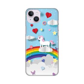 Silikonska futrola - maska print za iPhone 14 Plus 6.7 Unicorn.