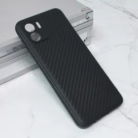 Futrola - maska Carbon fiber za Xiaomi Redmi A1/Redmi A2 crna.