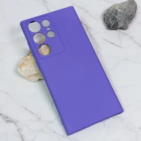 Futrola - maska Nano Silikon za Samsung Galaxy S23 Ultra ljubicasta.