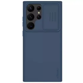 Futrola - maska Nillkin CamShield Silky za Samsung Galaxy S23 Ultra plava.