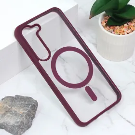 Futrola - maska Magsafe za Samsung S916B Galaxy S23 Plus ljubicasta.