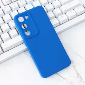Futrola - maska Silikon Pro Camera za Samsung S911 Galaxy S23 5G plava.