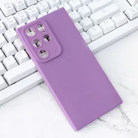 Futrola - maska Silikon Pro Camera za Samsung S911 Galaxy S23 Ultra ljubicasta.