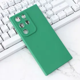 Futrola - maska Silikon Pro Camera za Samsung S911 Galaxy S23 Ultra tamno zelena.