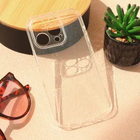 Futrola - maska Sparkle Dust za iPhone 15 Pro 6.1 Transparent.