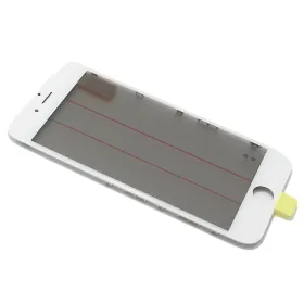 Staklo touchscreen-a za iPhone 6G sa frejmom + oca i polaroid white Original (MS).