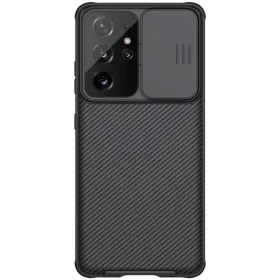 Futrola - maska Nillkin CamShield Pro za Samsung G998B Galaxy S21 Ultra 5G crna.