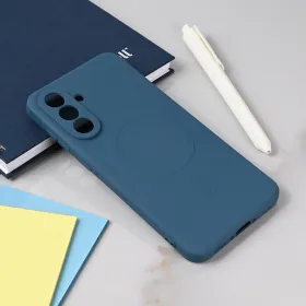 Futrola - maska Teracell Giulietta Magsafe za Samsung A566 Galaxy A56 5G plava.
