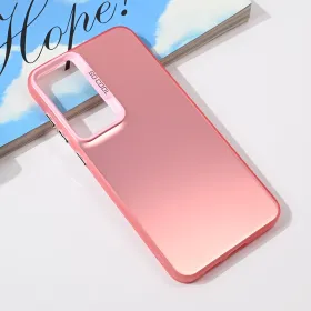 Futrola - maska providna za Samsung S936 Galaxy S25 Plus roze.