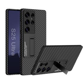 Futrola - maska Holster Carbon za Samsung S938 Galaxy S25 Ultra crna.