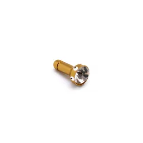 Kapica Slušalice handsfree 3,5 mm charm mala zlatna.