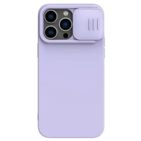 Futrola - maska Nillkin CamShield Silky za iPhone 14 Pro Max 6.7 ljubicasta.