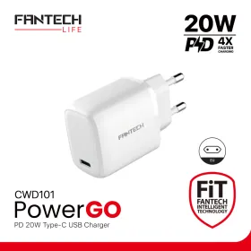 Kucni punjac Fantech PowerGO CWD101 PD 20W beli.