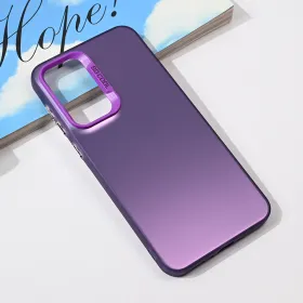 Futrola - maska providna za Samsung A366 Galaxy A36 5G ljubicasta.