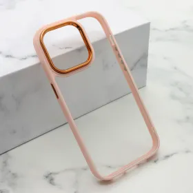 Futrola - maska ELEGANT EDGE za iPhone 14 Pro (6.1) roze (MS).