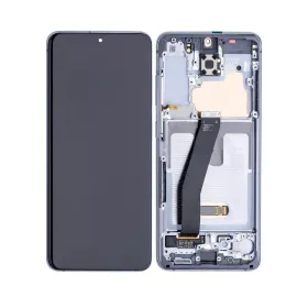 LCD ekran / displej za Samsung G980F Galaxy S20 + touchscreen WITH FRAME crni OLED.