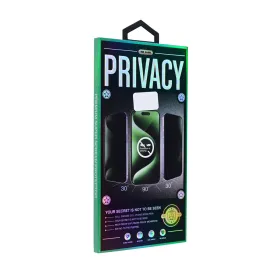 Zastitno staklo Zaštino staklo (glass) Privacy 2.5D Full glue za Xiaomi Redmi 13C crni.