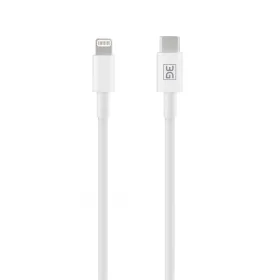 USB Data kabl L 3G 27W Type C na Lightning beli 1m.