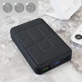Power bank prenosiva baterija Magsafe PD W101 10000mAh crna.