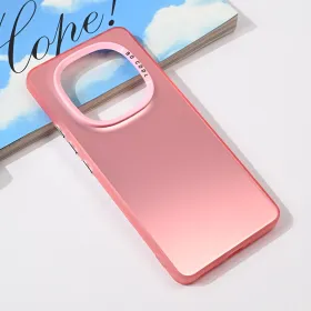 Futrola - maska providna za Xiaomi Redmi Note 14 Pro Plus 5G roze.