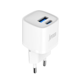 Kuciste punjaca Superior SU-P104 30W GaN Super Fast USB A QC3.0+Type C belo (MS).