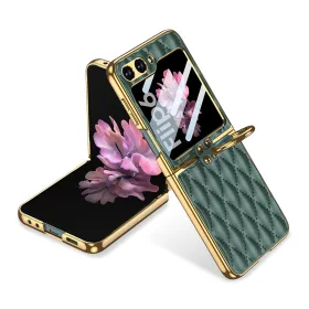 Futrola - maska RHOMBUS za Samsung F741B Galaxy Z Flip 6 5G zelena (GKK case) (MS).
