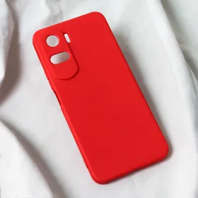Futrola - maska Teracell Soft Velvet za Huawei Honor 90 Lite crvena.