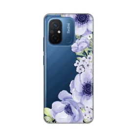 Silikonska futrola - maska print Skin za Xiaomi Redmi 12C Blue Roses.
