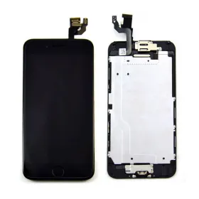 LCD ekran / displej za iPhone 6G sa touchscreen crni OEM foxconn/staklo CHA+HOME dugme+zvucnik+prednja kamera.
