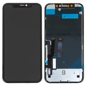 LCD ekran / displej za iPhone XR + touchscreen Black LTPS-TFT LCD TDDI-Incell (JK).