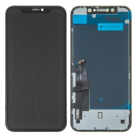 LCD ekran / displej za iPhone XR + touchscreen Black (sa drzacem kamere i senzora) NCC Incell.