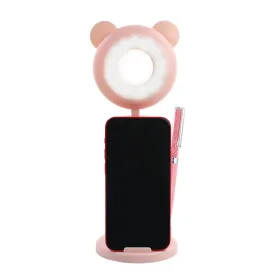 Drzac za mobilni sa LED rasvetom makeup K5 pink.