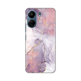 Silikonska futrola - maska print za Xiaomi Redmi 13C Pink Marble.