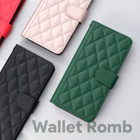 Futrola - maska Wallet Romb za Samsung A055 Galaxy A05 crvena.