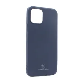 Futrola - maska Teracell Giulietta za iPhone 12/12 Pro 6.1 mat tamno plava.