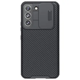 Futrola - maska Nillkin CamShield Pro za Samsung Galaxy S22 5G crna.