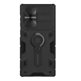 Futrola - maska Nillkin CamShield Armor za Samsung Galaxy S22 Ultra 5G crna.
