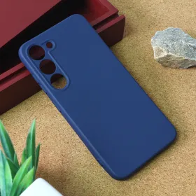 Futrola - maska Teracell Giulietta za Samsung S911B Galaxy S23 mat tamno plava.