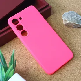 Futrola - maska Teracell Giulietta za Samsung S911B Galaxy S23 mat pink.