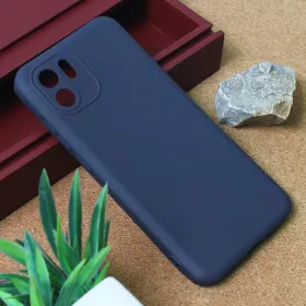 Futrola - maska Teracell Giulietta za Xiaomi Redmi A1/Redmi A2 mat tamno plava.