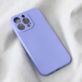 Futrola - maska Teracell Soft Velvet za iPhone 13 Pro 6.1 ljubicasta.