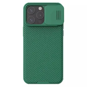 Futrola - maska Nillkin CamShield Pro za iPhone 15 Pro 6.1 zelena.