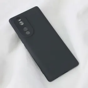 Futrola - maska Teracell Soft Velvet za Huawei Honor 70 crna.