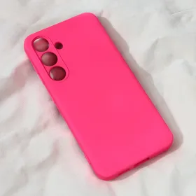 Futrola - maska Teracell Soft Velvet za Samsung S921B Galaxy S24 pink.