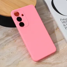 Futrola - maska Teracell Giulietta za Samsung S921B Galaxy S24 mat roze.