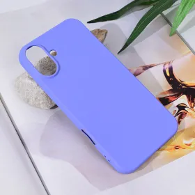 Futrola - maska Teracell Soft Velvet za iPhone 16 Plus 6.7 ljubicasta.